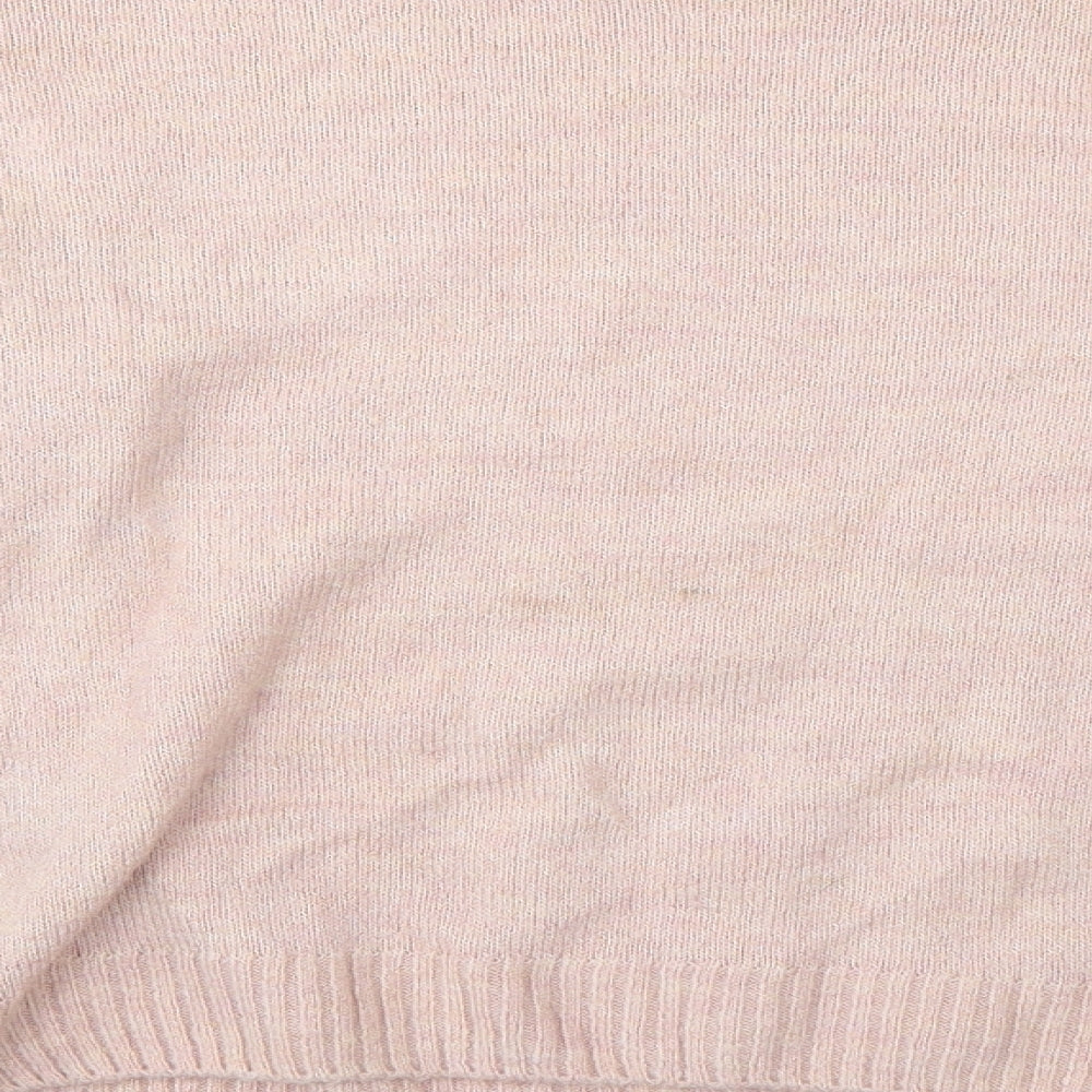 M&Co Womens Pink Pullover Jumper Size 16
