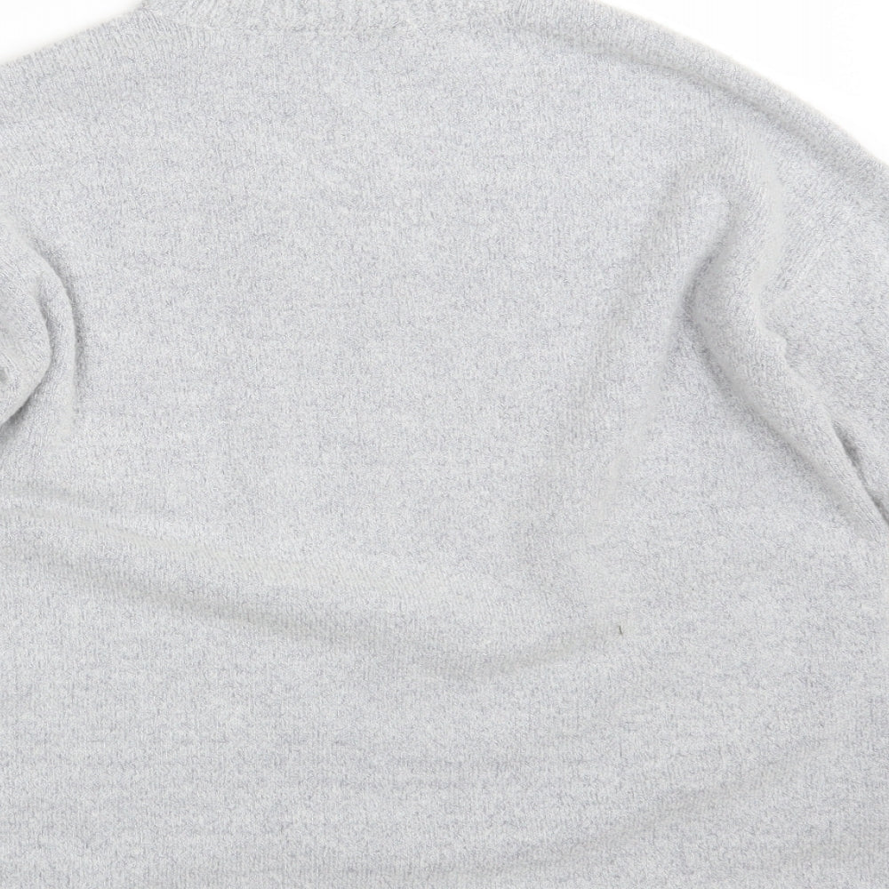 Oasis Womens Grey Knit Pullover Jumper Size XS