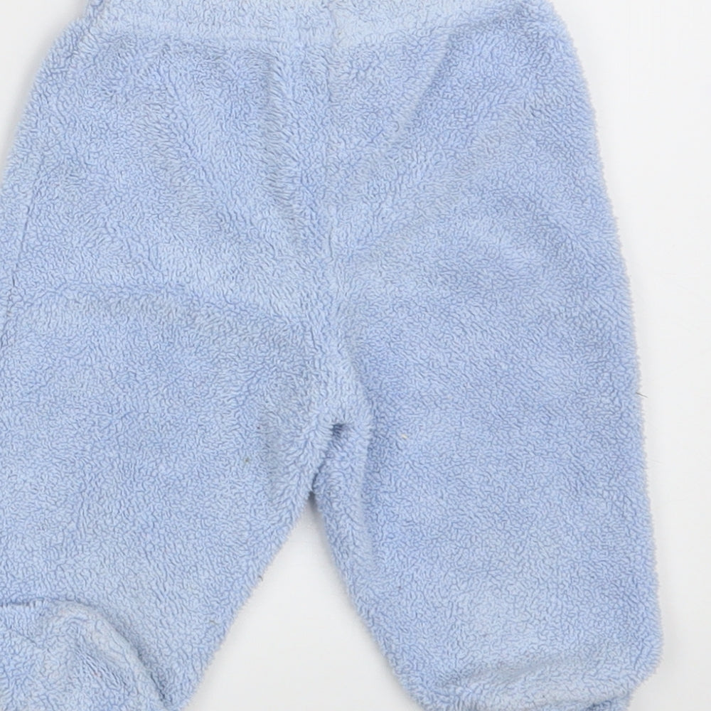 Preworn Baby Blue Jogger Leggings Size 0-3 Months - Waist 16in; Inside leg 9in