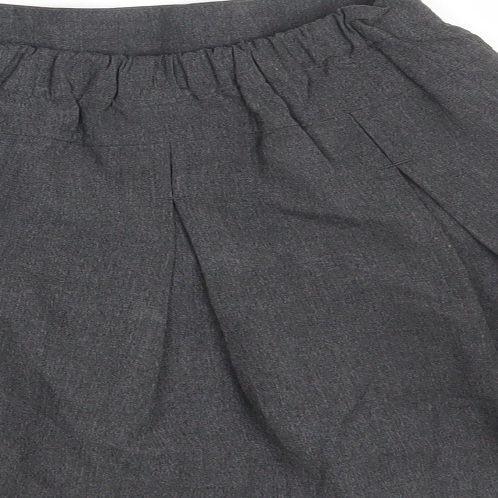 TU Girls Grey Mini Skirt Size 5 Years - School Wear
