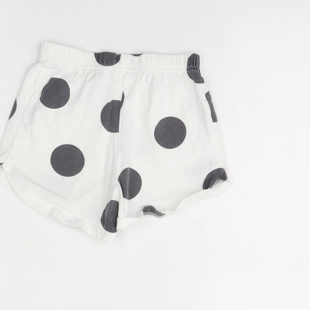 George Girls White Spotted Cami Pyjama Pants Size 3 Years