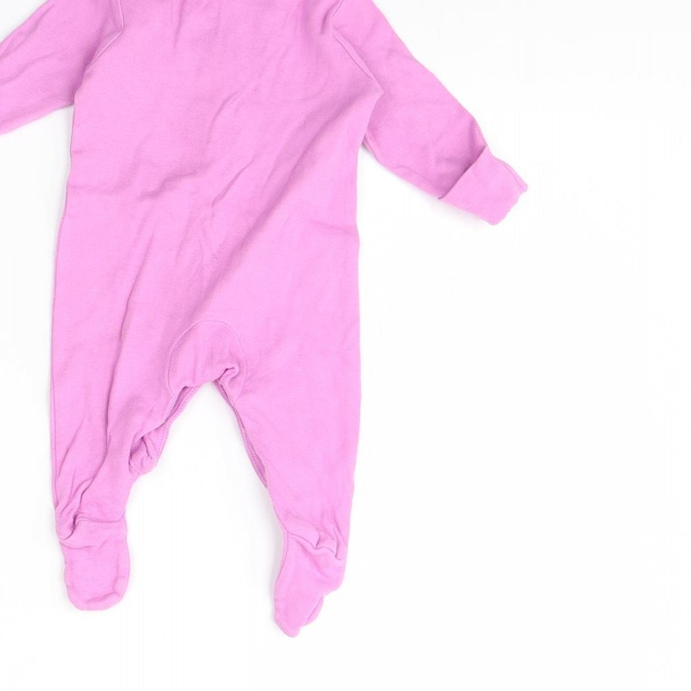 F&F Girls Purple Babygrow One-Piece Size 0-3 Months