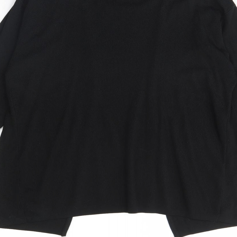 Akal Womens Black Pullover Jumper Size S