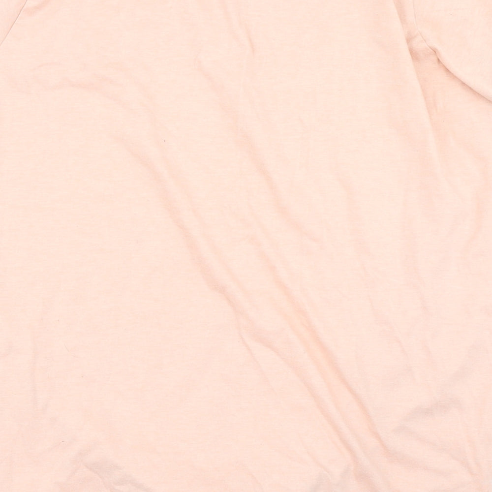 Pretty Secrets Womens Pink Basic T-Shirt Size 12
