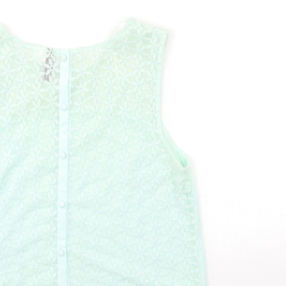 H&M Womens Green Basic Tank Size 12
