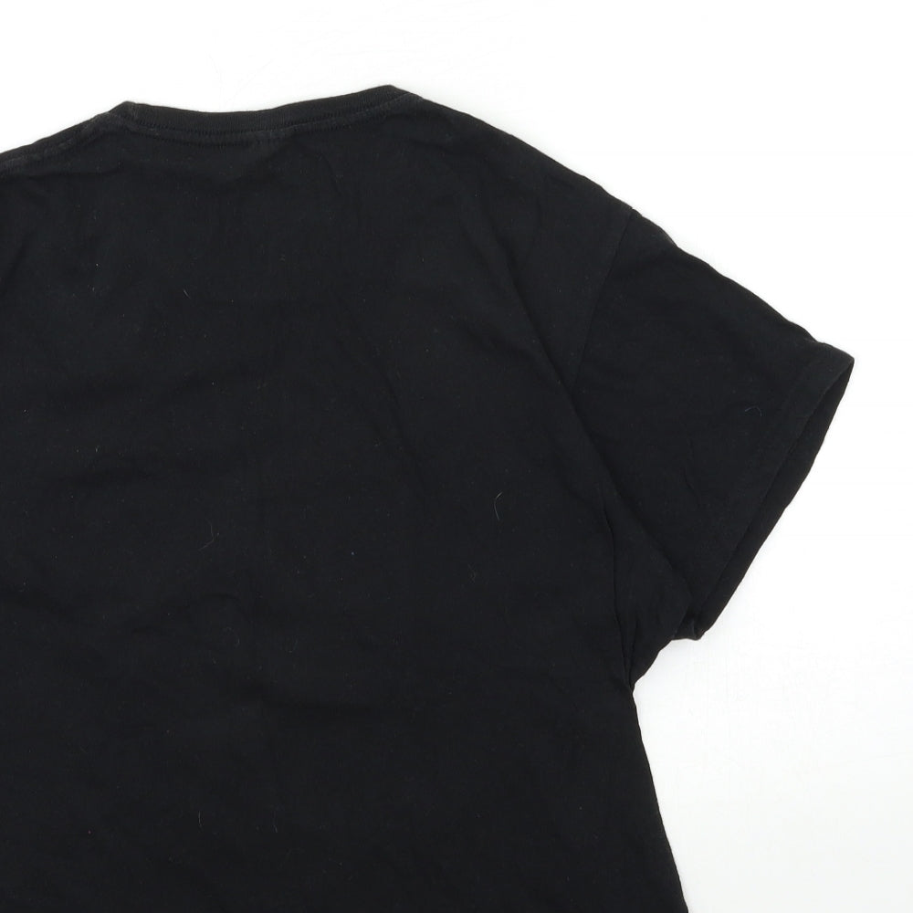 kenya Womens Black Basic T-Shirt Size S