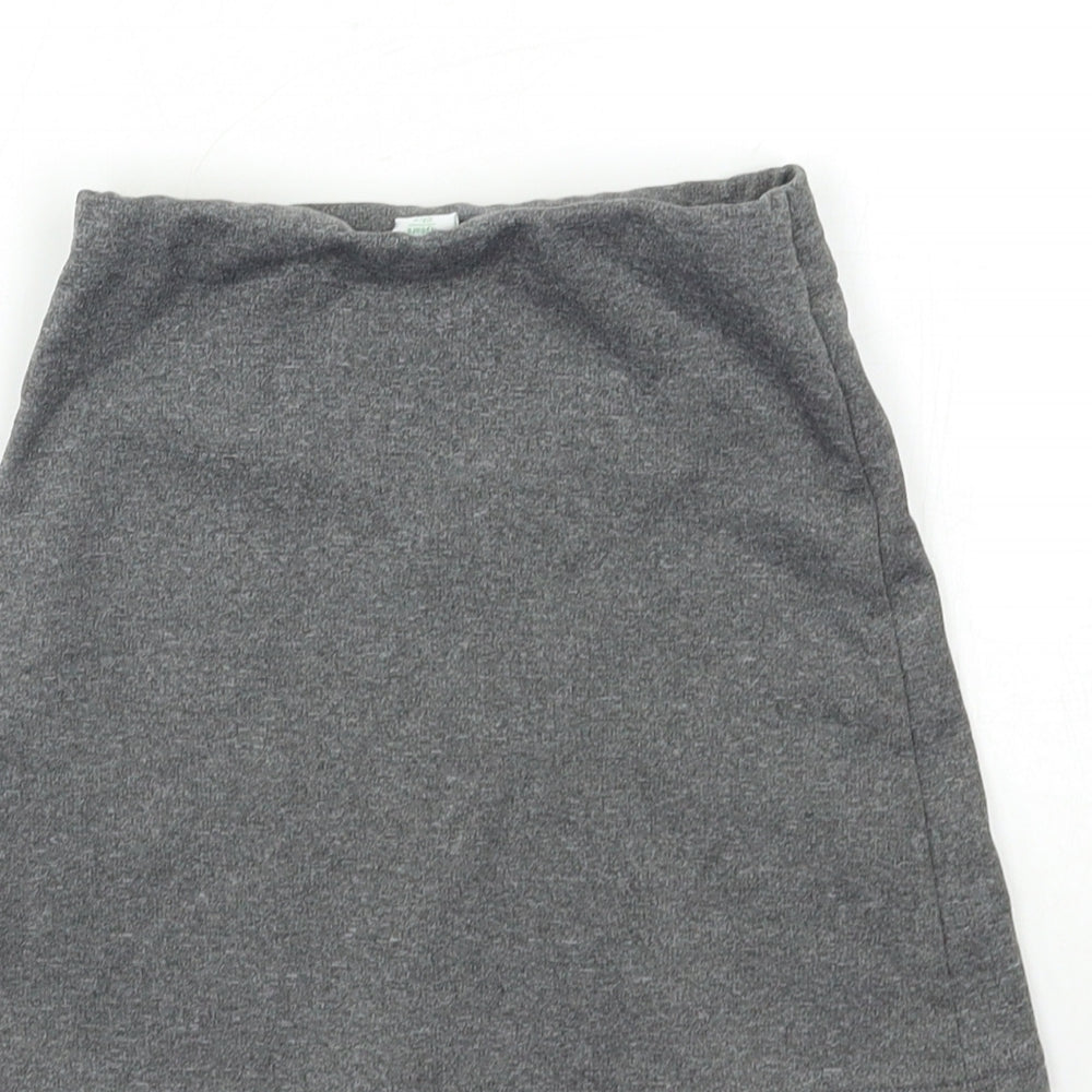 Adams Girls Grey A-Line Skirt Size 4 Years