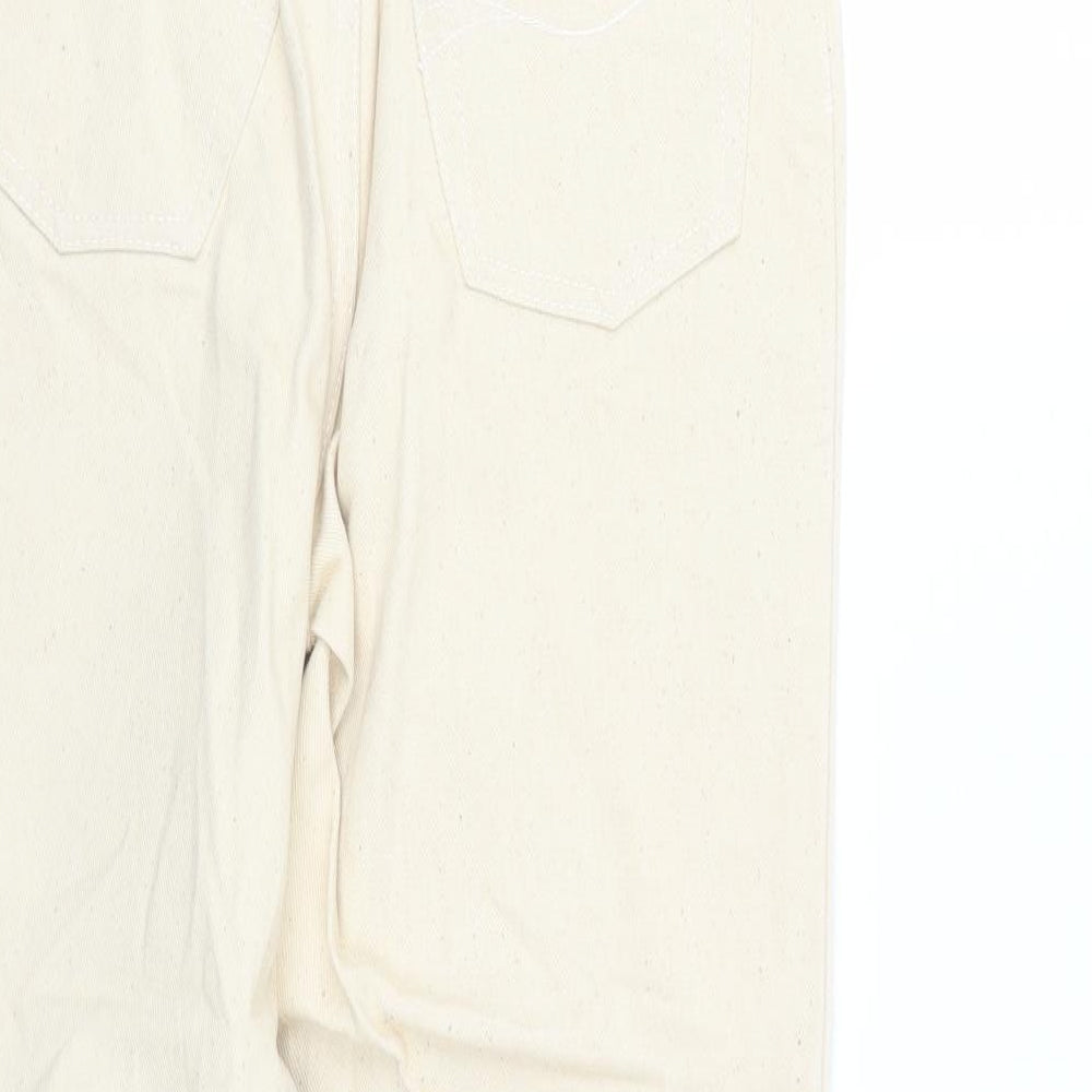 Pepe Jeans Womens Beige Straight Jeans Size 28 L28 in