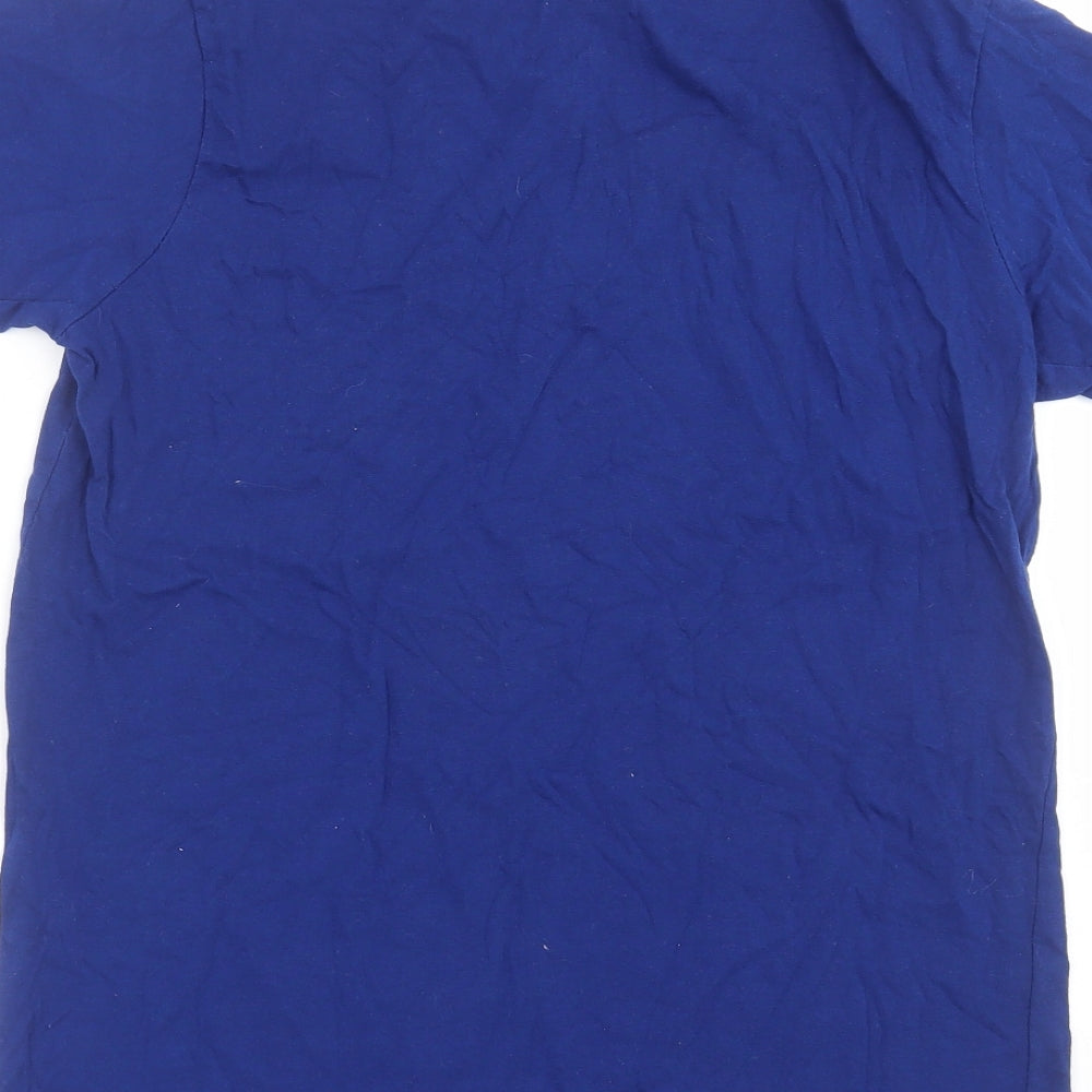 Thread mills Womens Blue Basic T-Shirt Size M