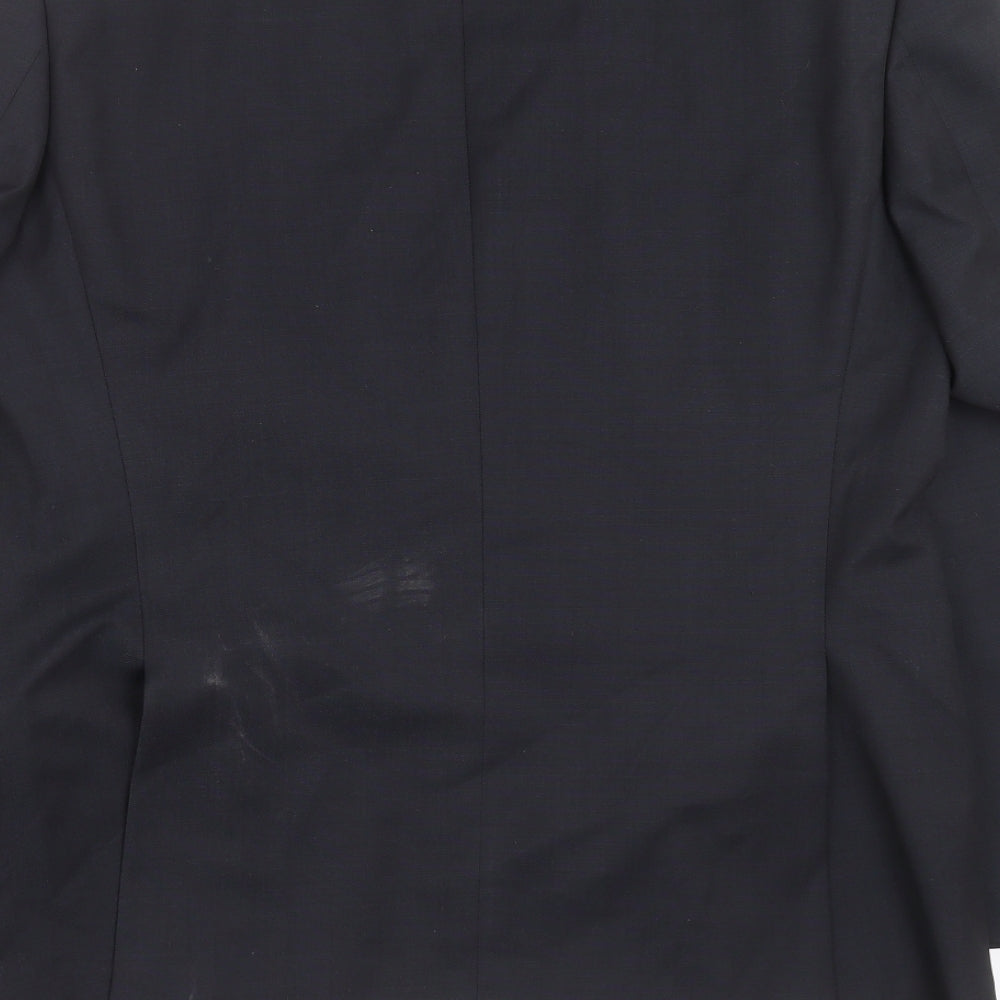 Marks & Spencer Mens Grey Jacket Suit Jacket Size 40 - Tailored fit