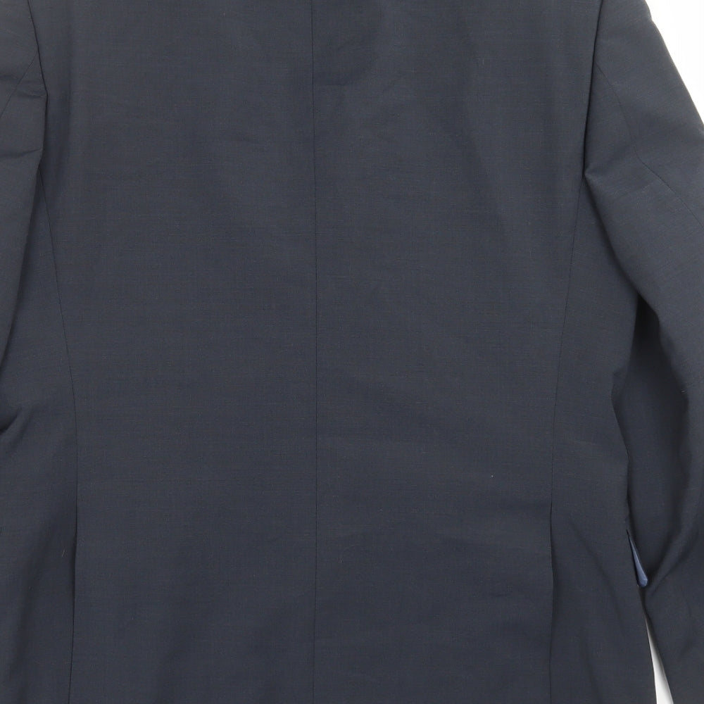 Blazer Mens Blue Jacket Suit Jacket Size 38