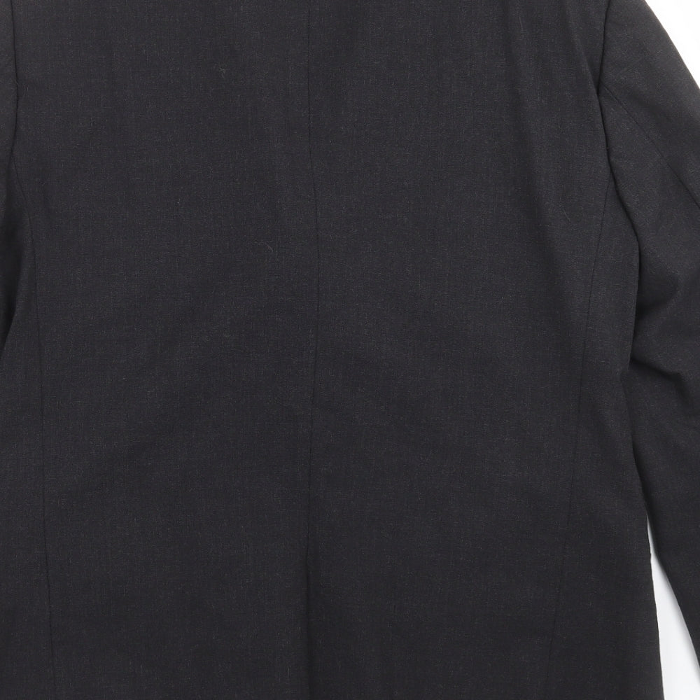 Preworn Mens Grey Jacket Suit Jacket Size 40