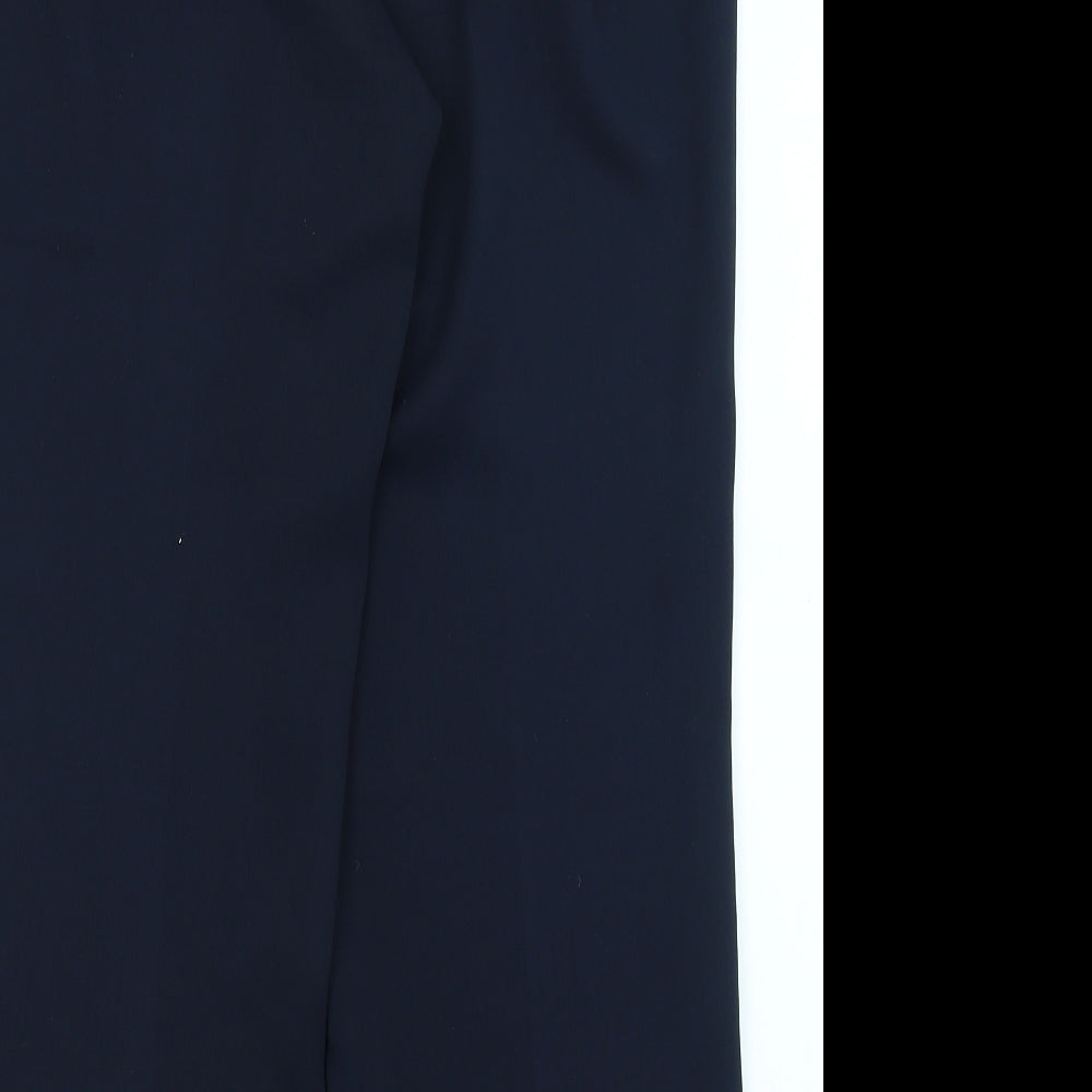 DELMOD Womens Blue Trousers Size 18 L27 in