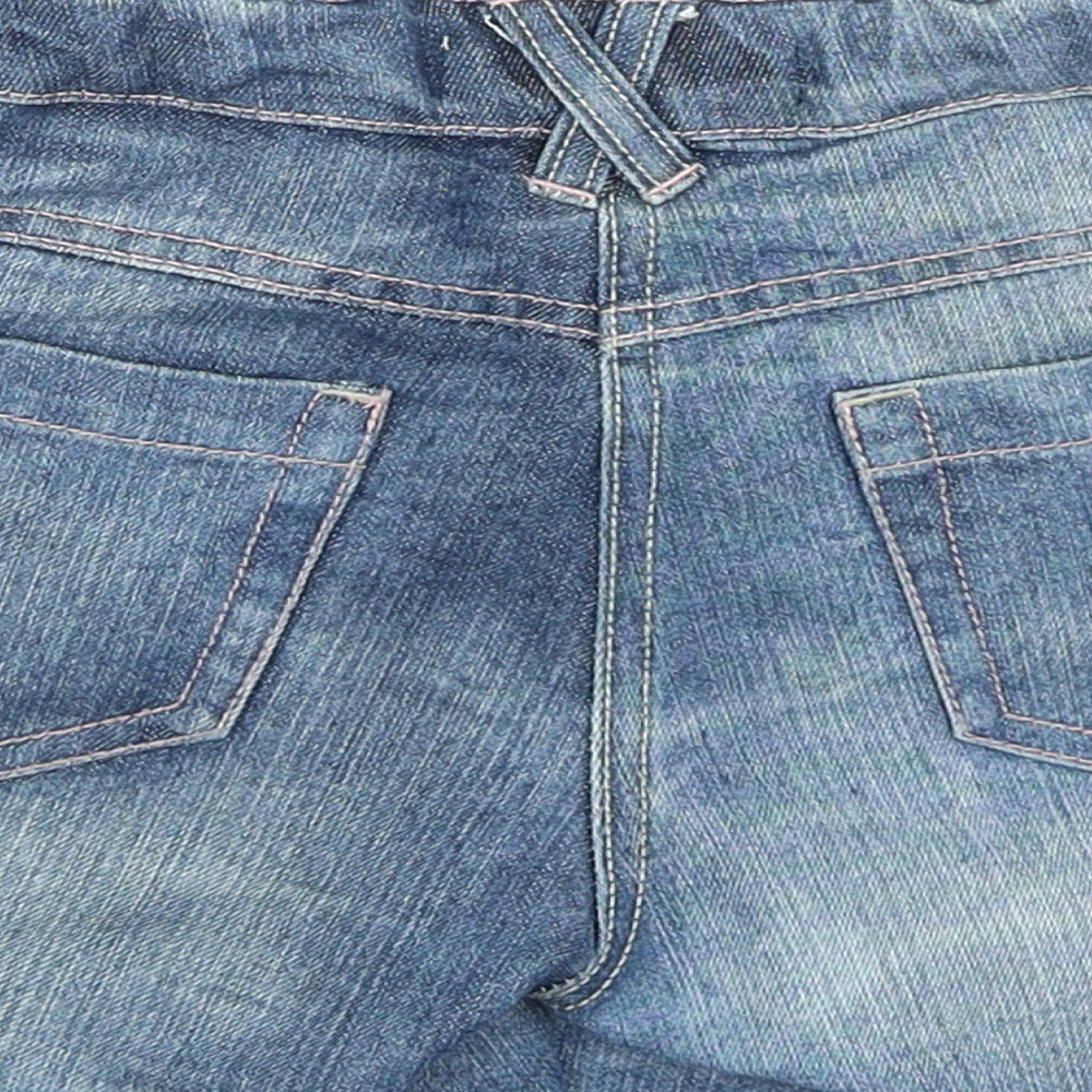 Freespirit Girls Blue Mom Shorts Size 7 Years