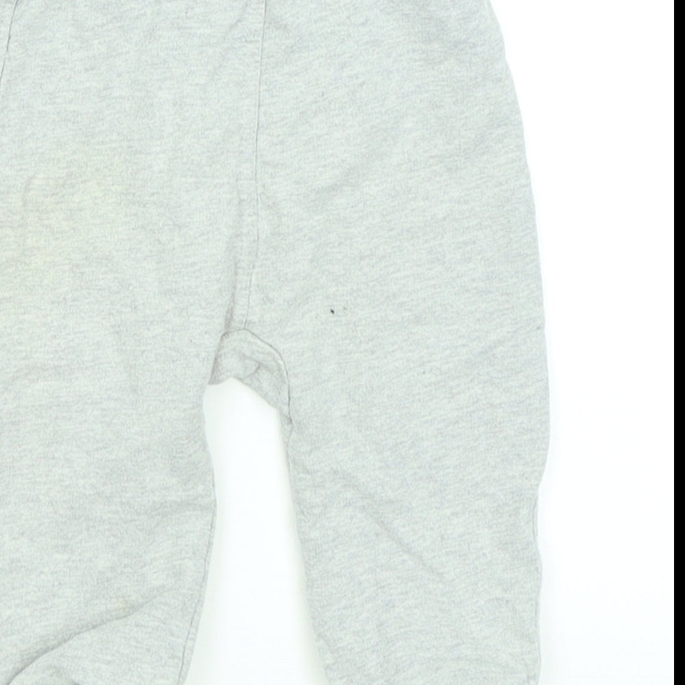 George Baby Grey Jogger Trousers Size 6-9 Months