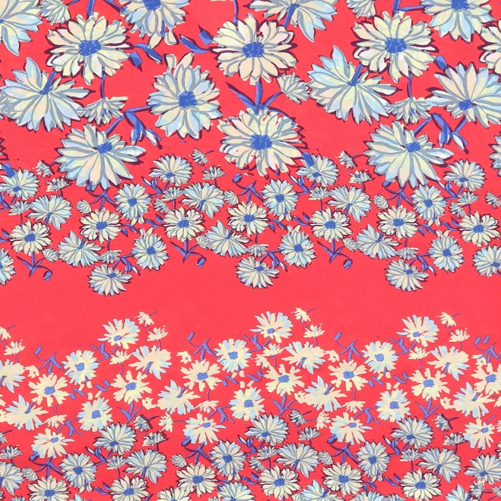 NEXT Womens Red Floral Basic T-Shirt Size 8