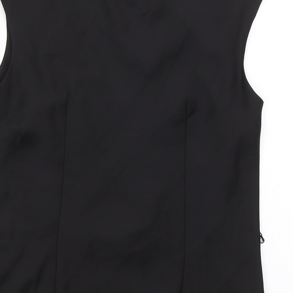 Coast Womens Black Basic Tank Size 8