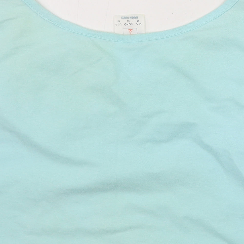 Topshop Womens Blue Basic Tank Size 10