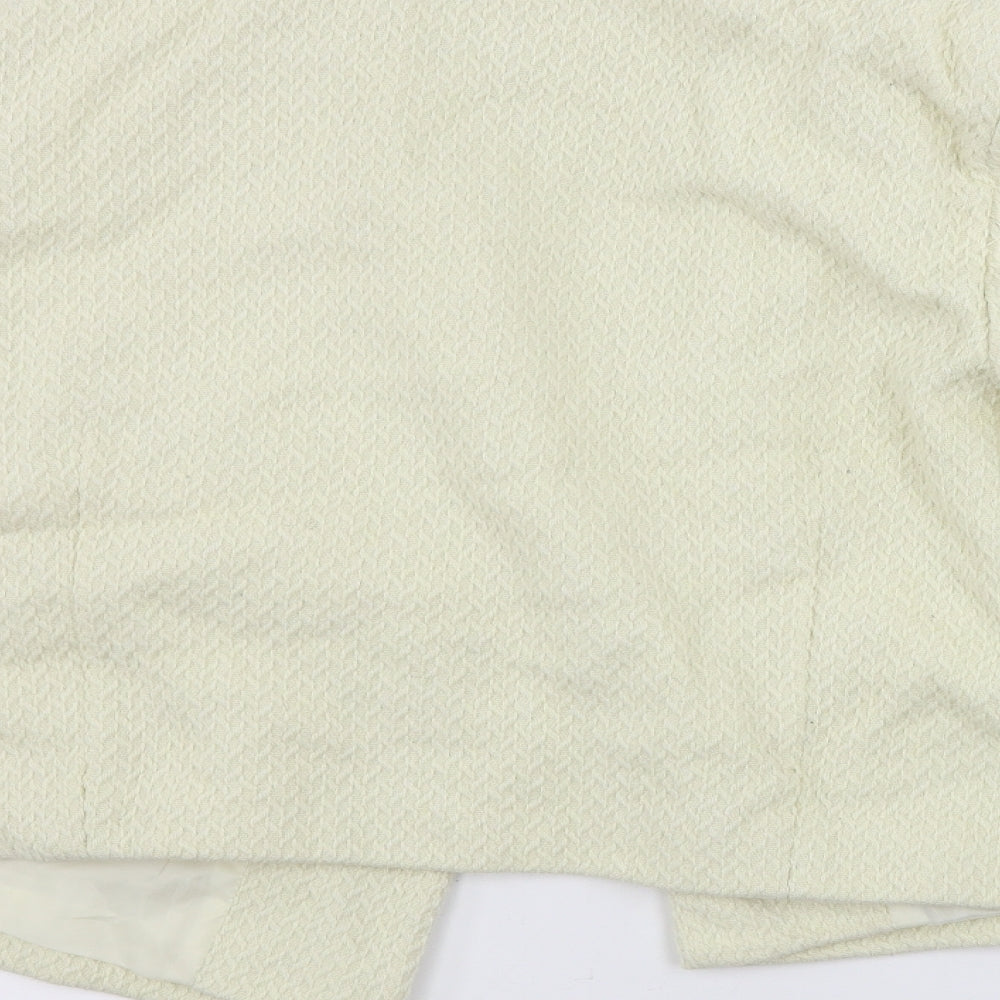 Select Womens Ivory Jacket Coat Size 12