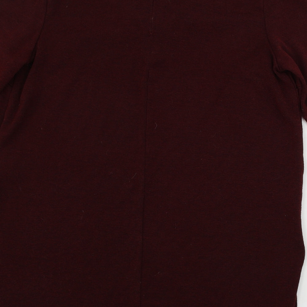 AX Paris Womens Red Pullover Jumper Size 16