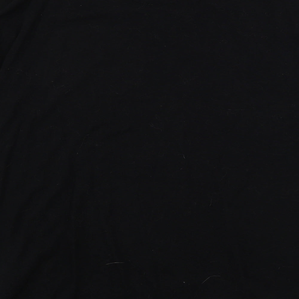 Capsule Womens Black Basic T-Shirt Size 12