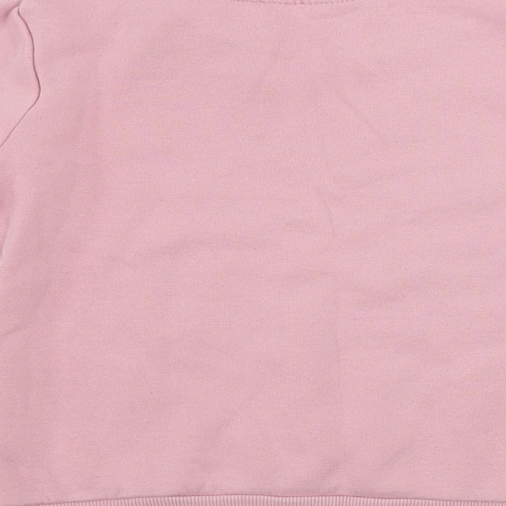 Peppers Girls Pink Pullover Jumper Size 6-7 Years
