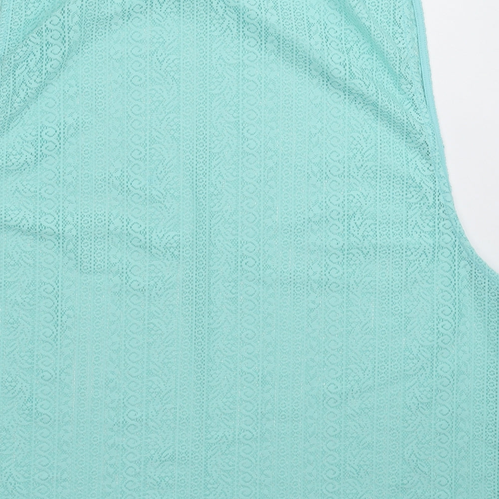 Atmosphere Womens Green Basic Tank Size XL - Oversized