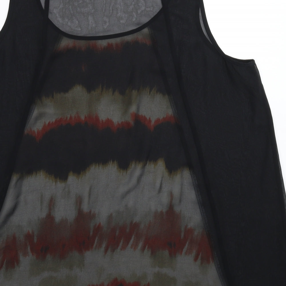 Per Una Womens Black Basic Tank Size 14