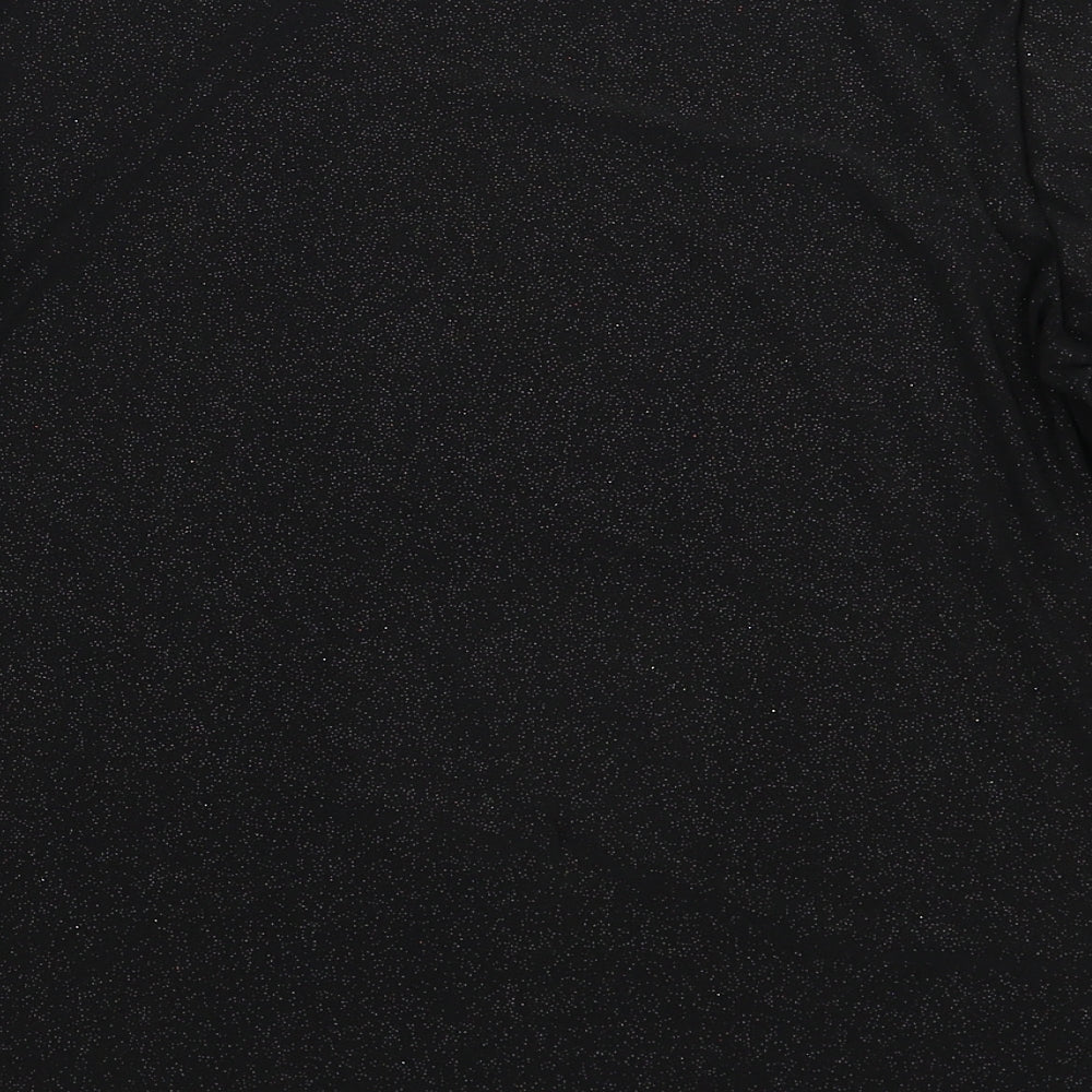 Klass Womens Black Basic T-Shirt Size L