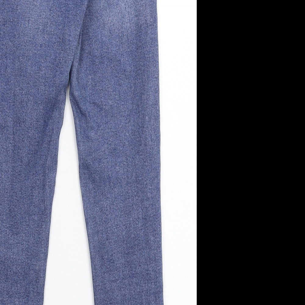 Topshop Womens Blue Denim Skinny Jeans Size 25 in L26 in