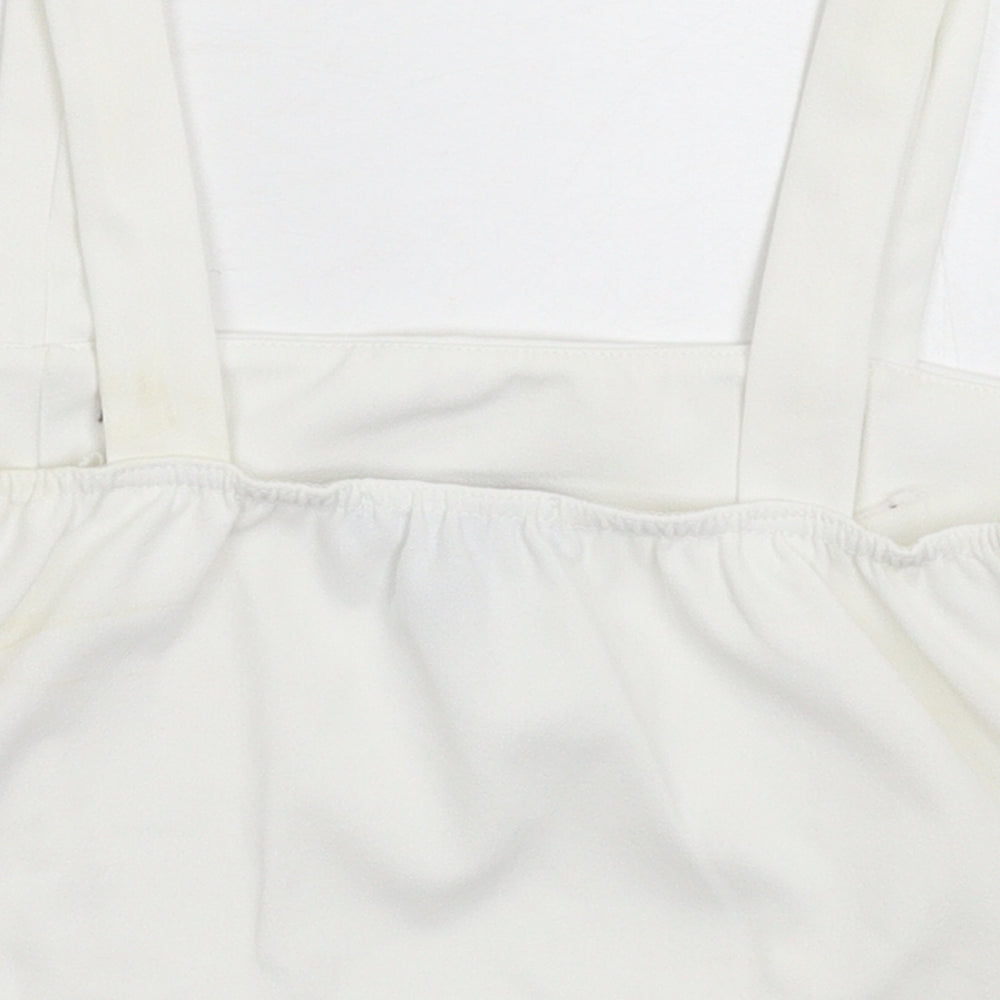 Cameo Rose Womens White Basic Tank Size 10