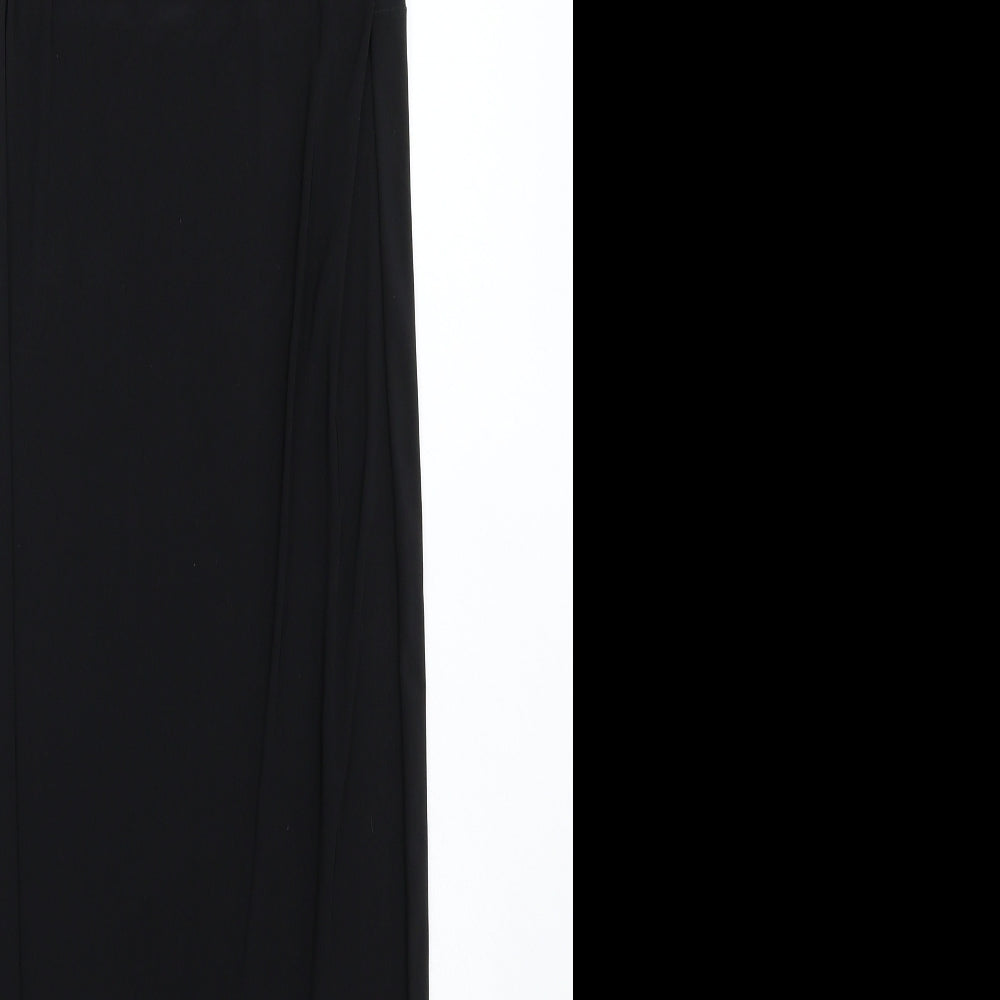 I SAW IT FIRST Womens Black Bodycon Size 10