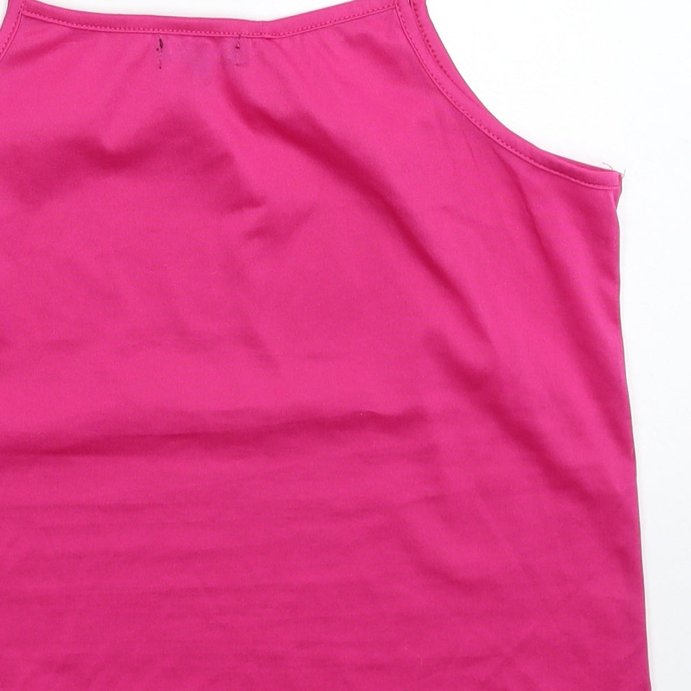 Stella Womens Pink Basic Tank Size 16