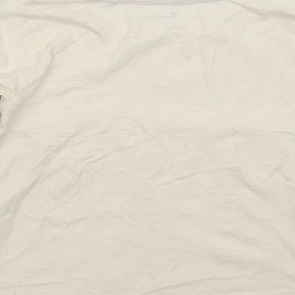 TU Girls Beige Basic T-Shirt Size 6-7 Years