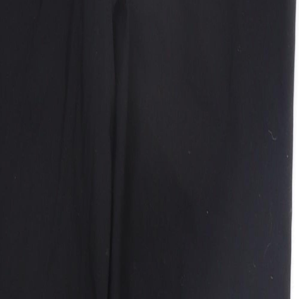 New Look Womens Black Trousers Size 10 L26 in