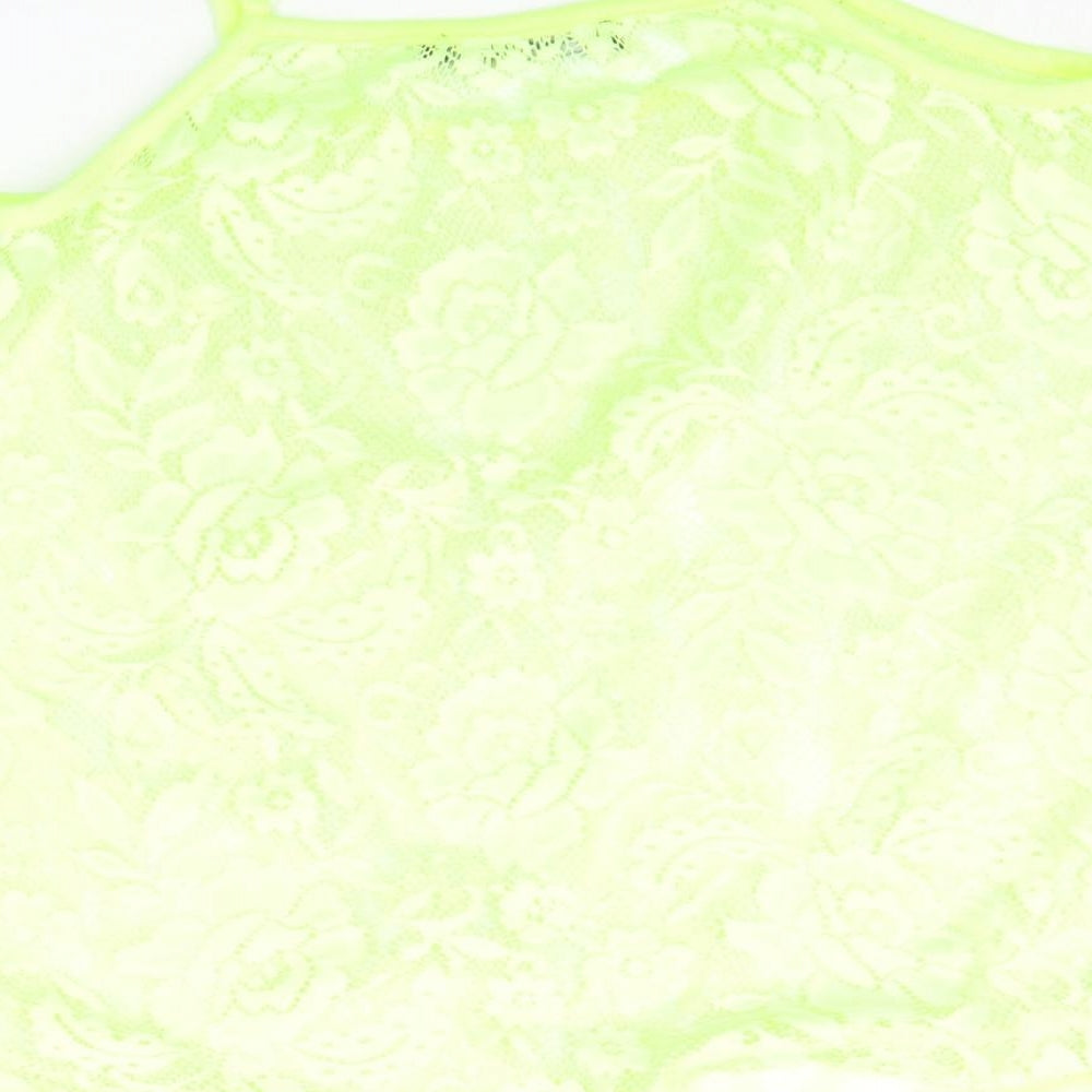 Atmosphere Womens Yellow Basic Tank Size 10