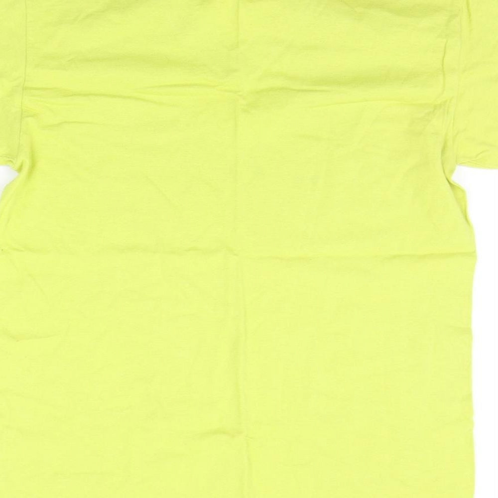 Fruit of the Loom Mens Yellow T-Shirt Size M