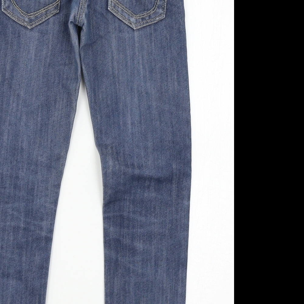 NEXT Girls Blue Denim Straight Jeans Size 8 Years