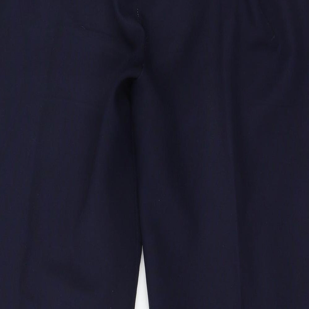 Preworn Womens Blue Trousers Size 12 L25 in