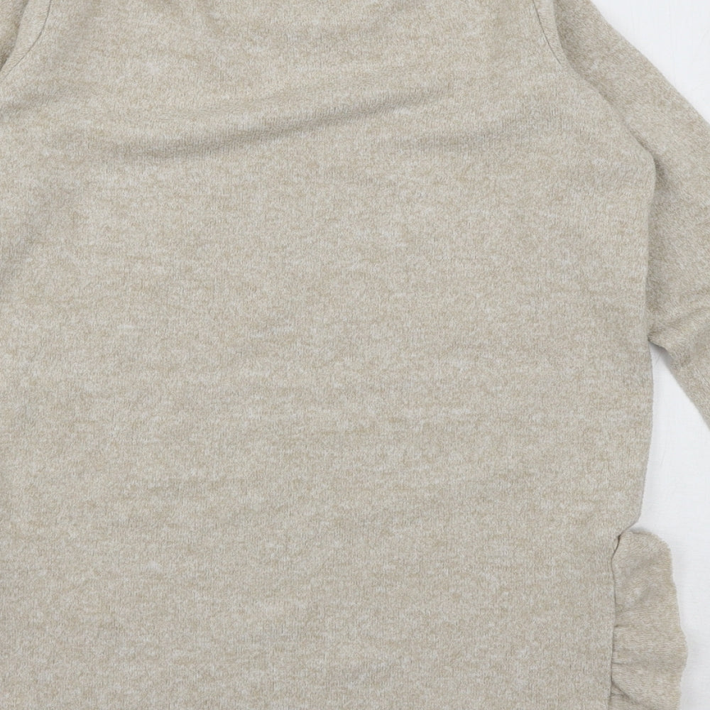 NEXT Womens Beige Knit Pullover Jumper Size 6