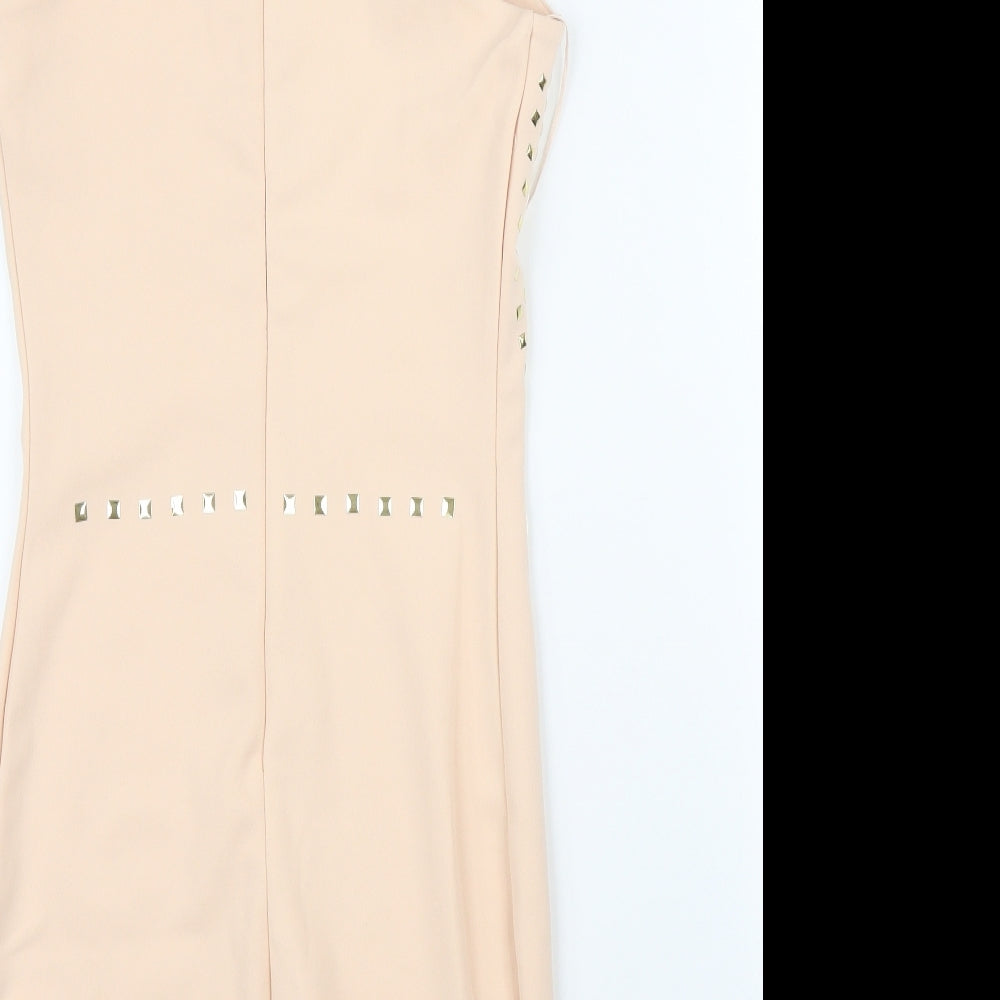 Topshop Womens Pink Sheath Size 8