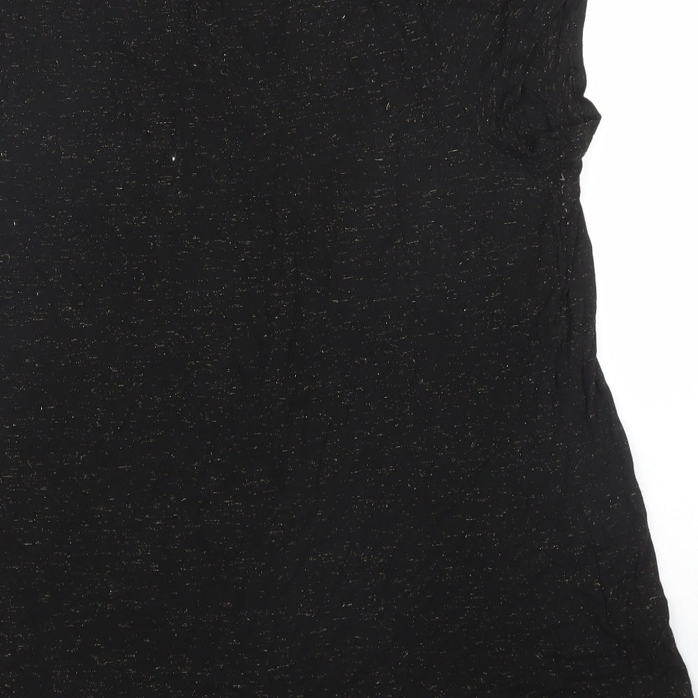 M&S Womens Black Basic Blouse Size 18