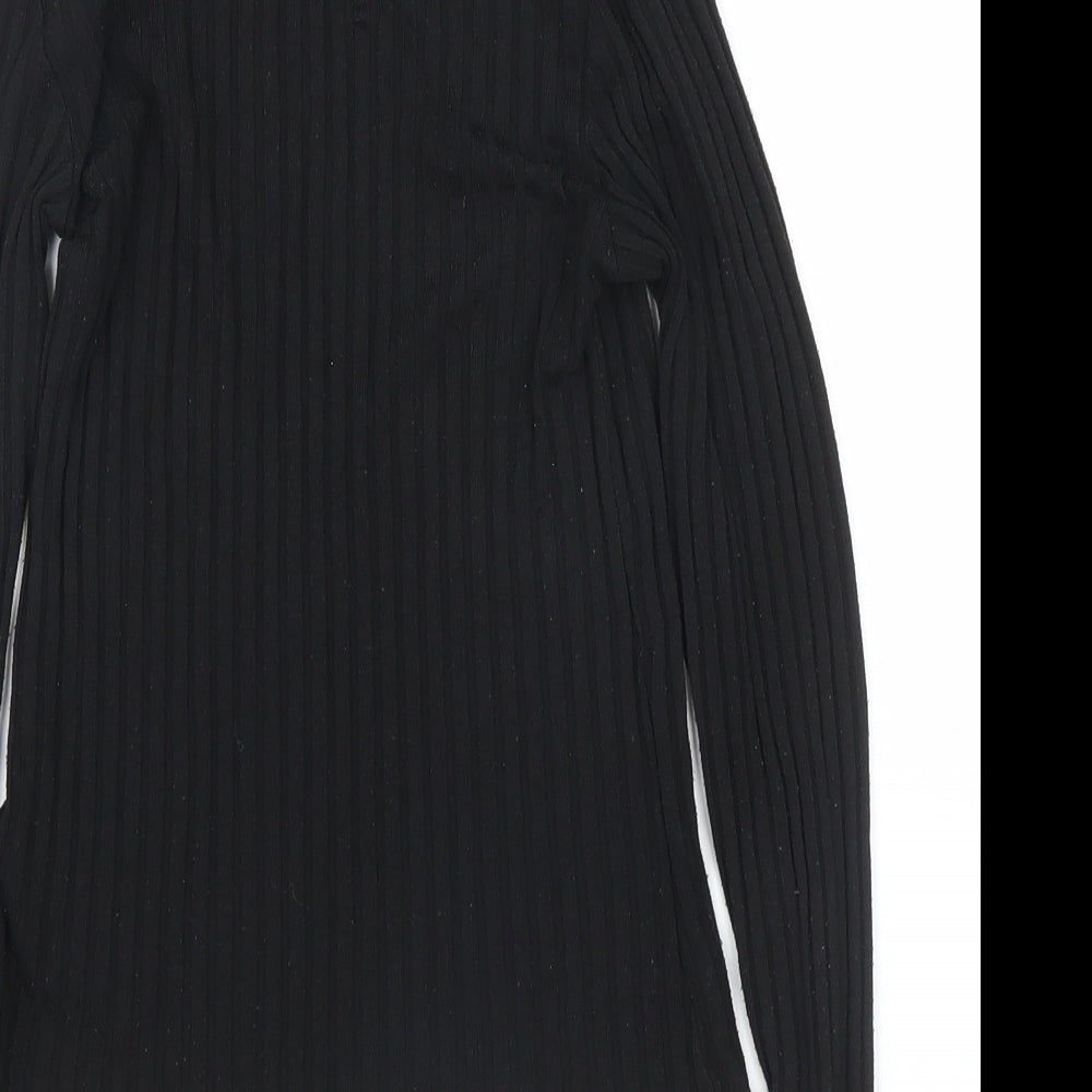 Topshop Womens Black Pullover Jumper Size 6