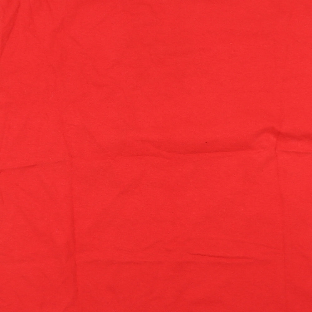 Fruit of the Loom Mens Red T-Shirt Size L