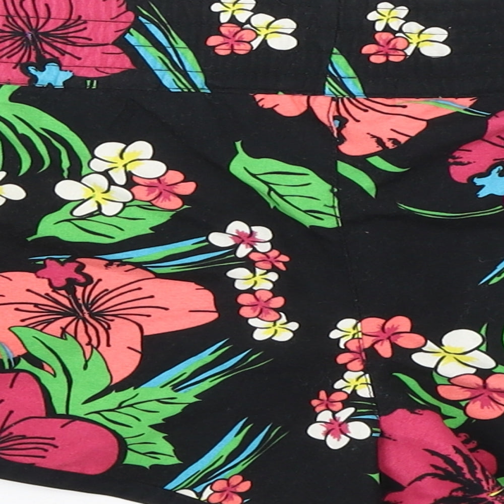 Girl Xpress Womens Multicoloured Floral Hot Pants Shorts Size 10
