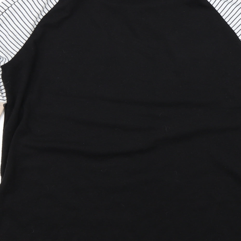 Blooming Jelly Womens Black Basic T-Shirt Size M