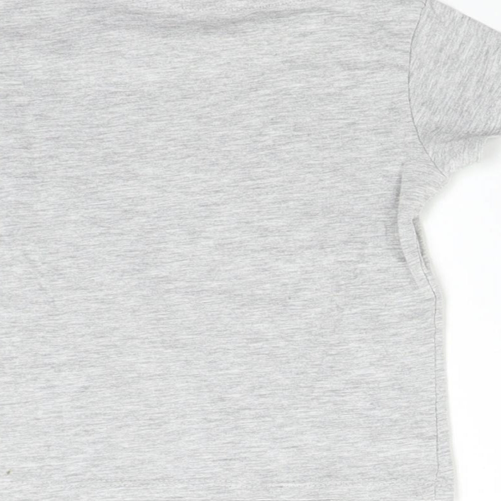 Pep&Co Boys Grey Basic T-Shirt Size 2-3 Years - Summer Fun