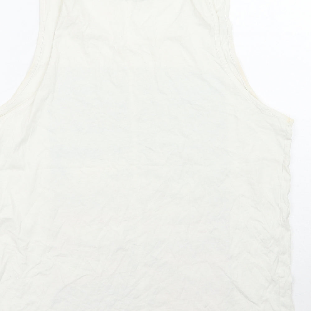 Cedarwood State Mens White T-Shirt Size L