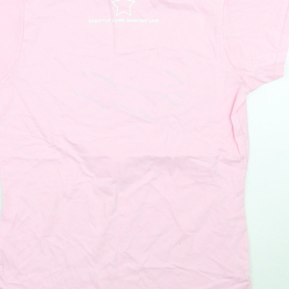 Gildan Womens Pink Basic T-Shirt Size L