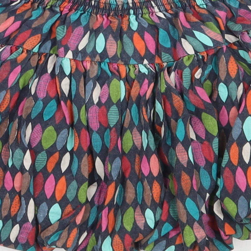 Joos Girls Black Geometric A-Line Skirt Size 3 Years